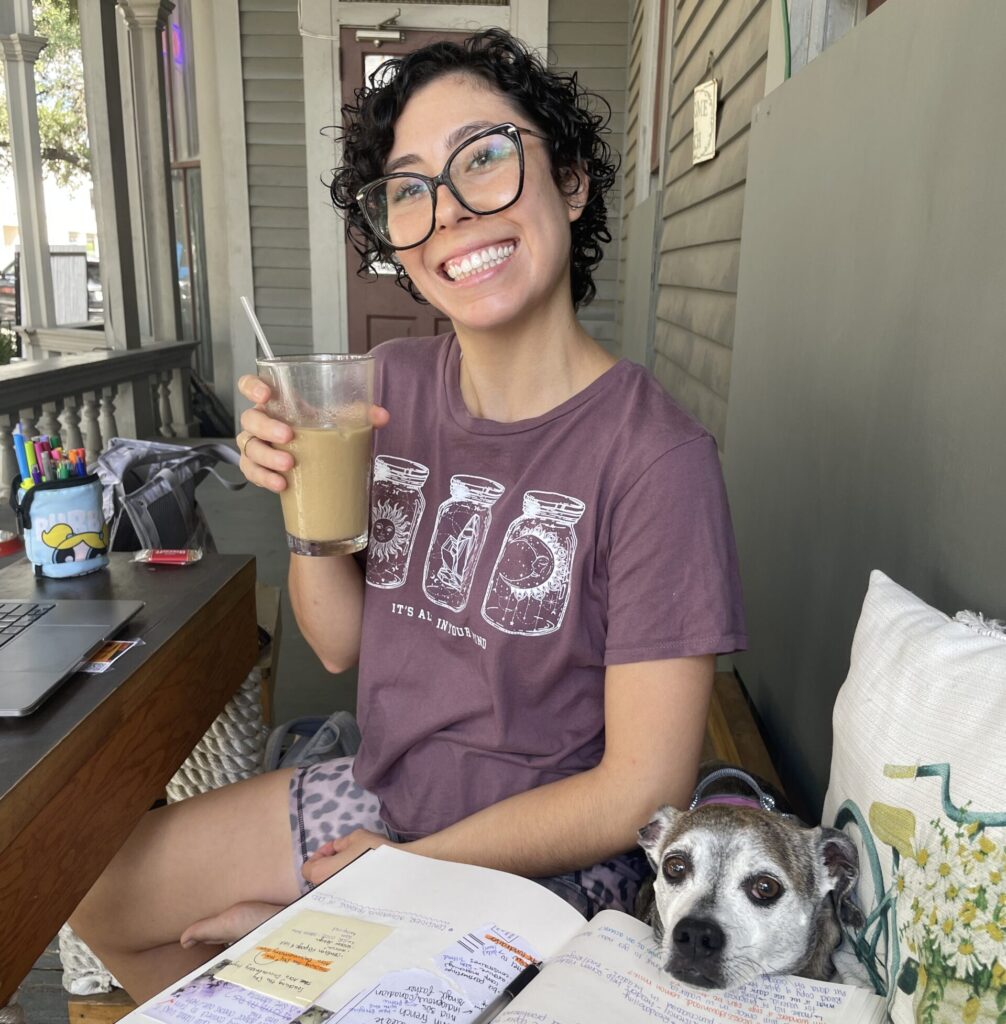 Jules loves lavender oat milk lattes!